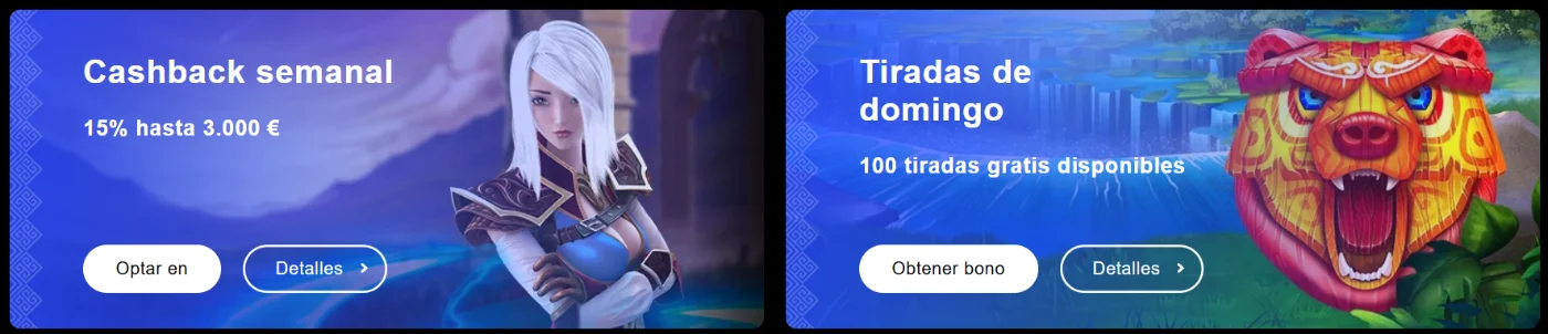 Bono de bienvenida